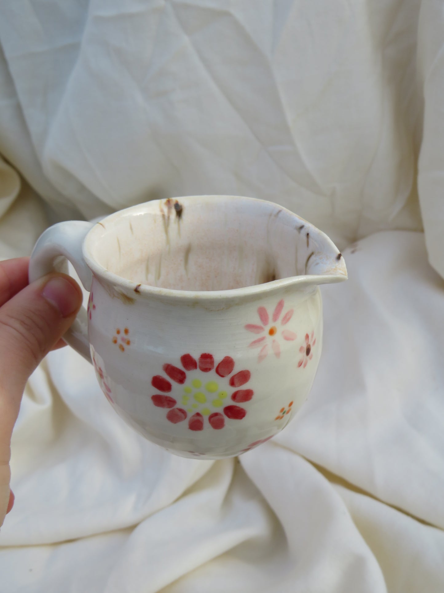 Ceramic Cream/Syrup/Sauce Pitcher