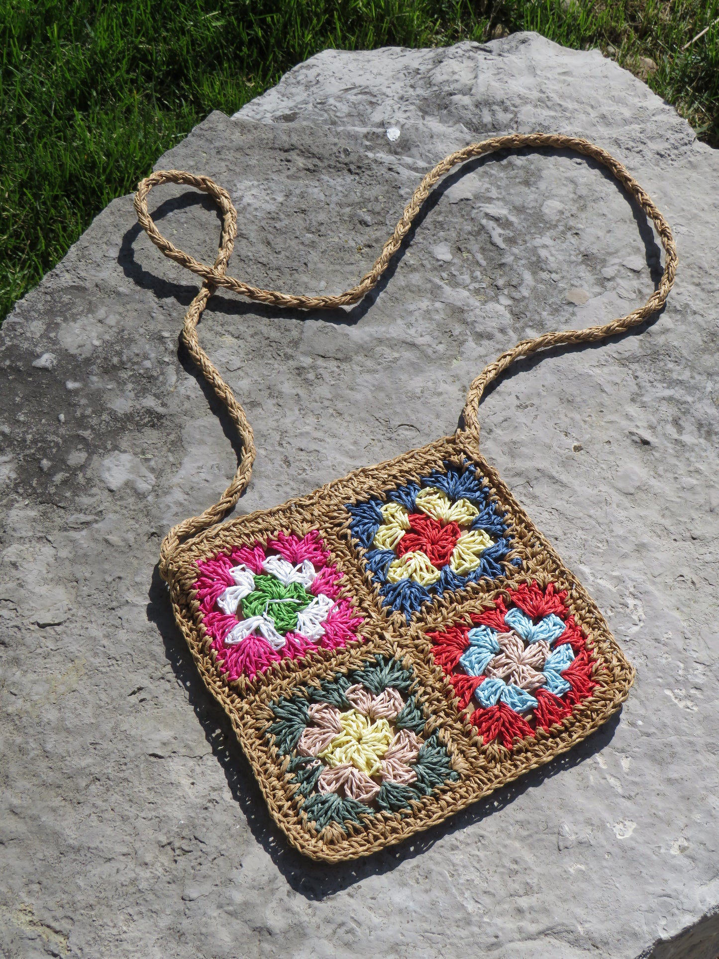 Woven Straw Crossbody Bags