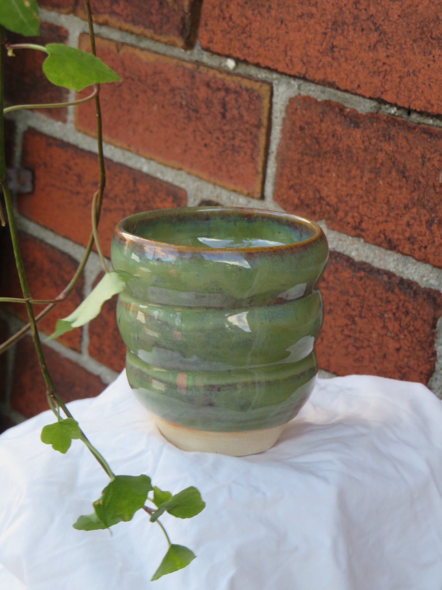 Green Iridescent Bubble Mug