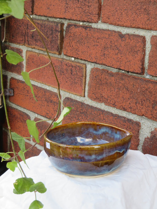 Blue & Brown Matcha Bowl