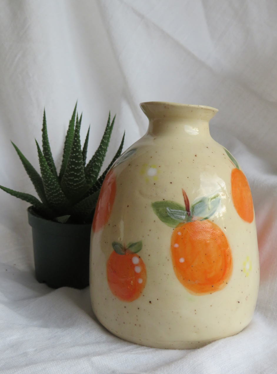 Orange Vase