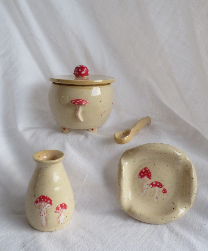 Mushie Sugar Jar & Spoon