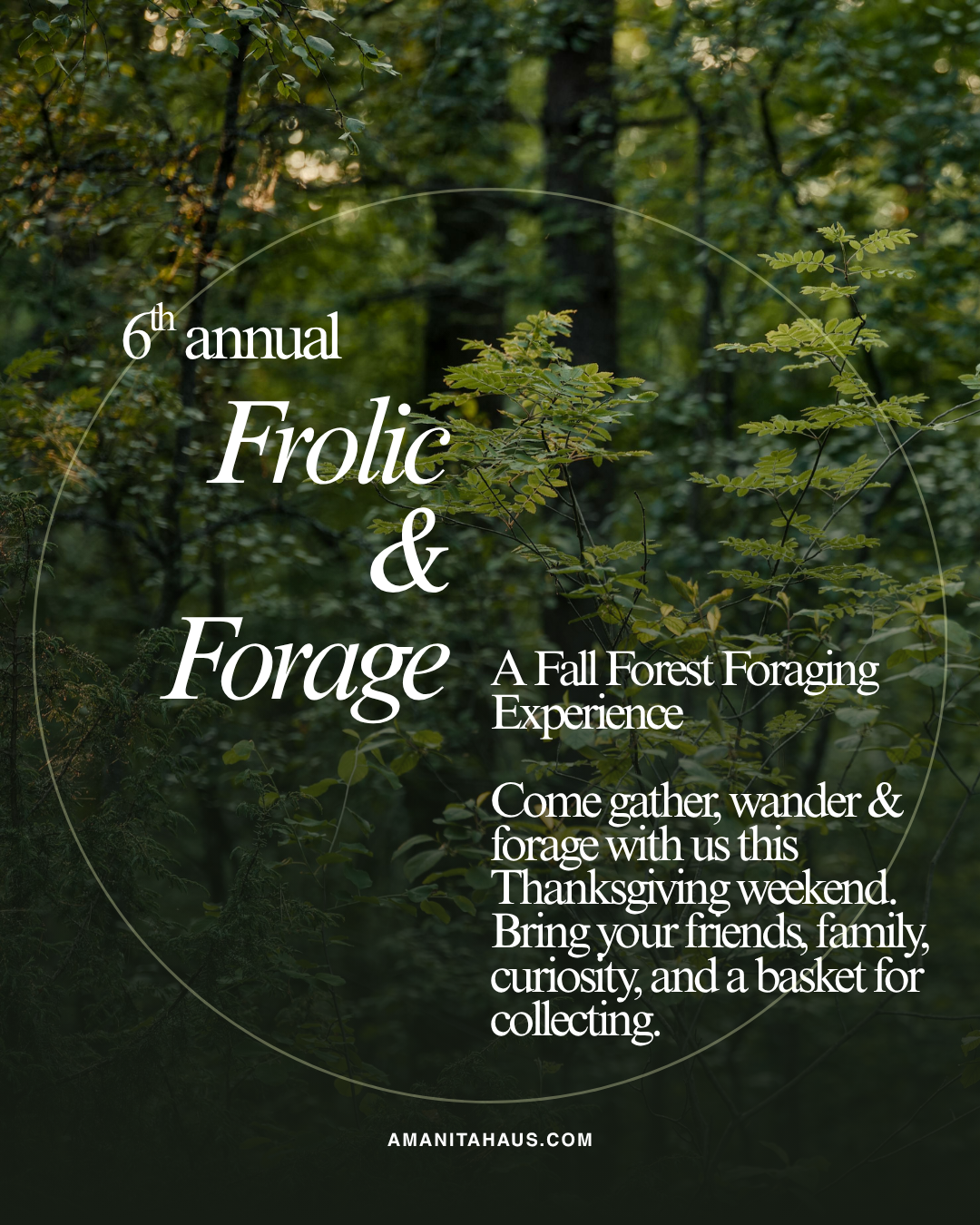 Frolic & Forage Ticket