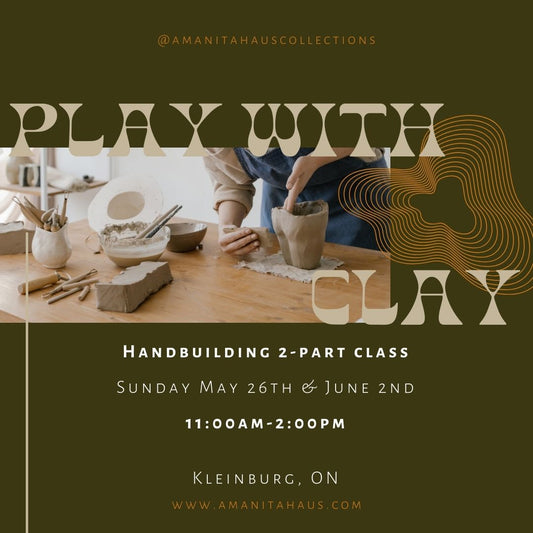 Play with Clay- Sunday May 26 & June 2