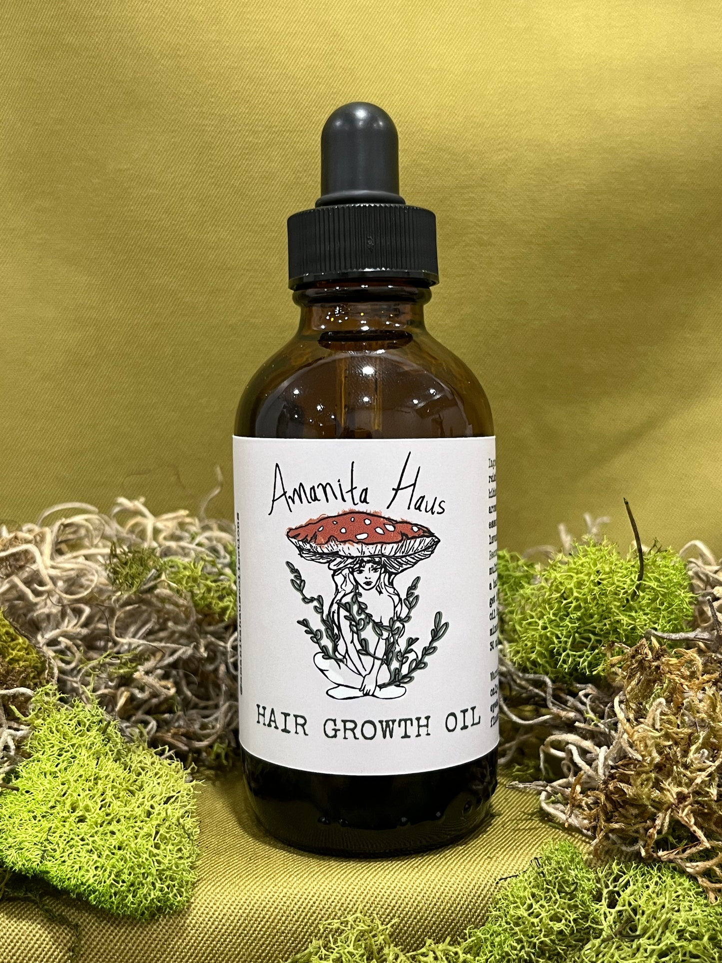 Mushroom Powered Herbal Hair Growth Oil