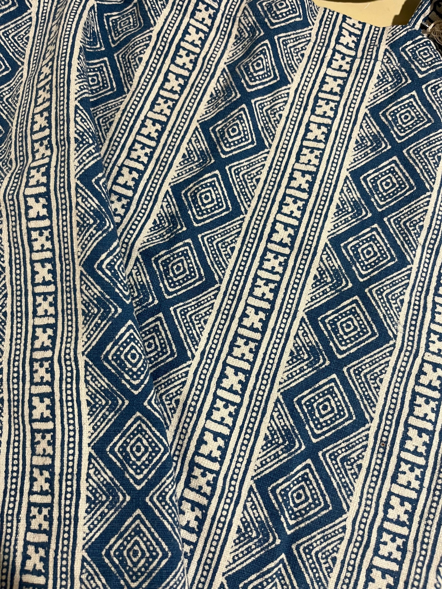 Vietnamese Indigo Block Printed Tote