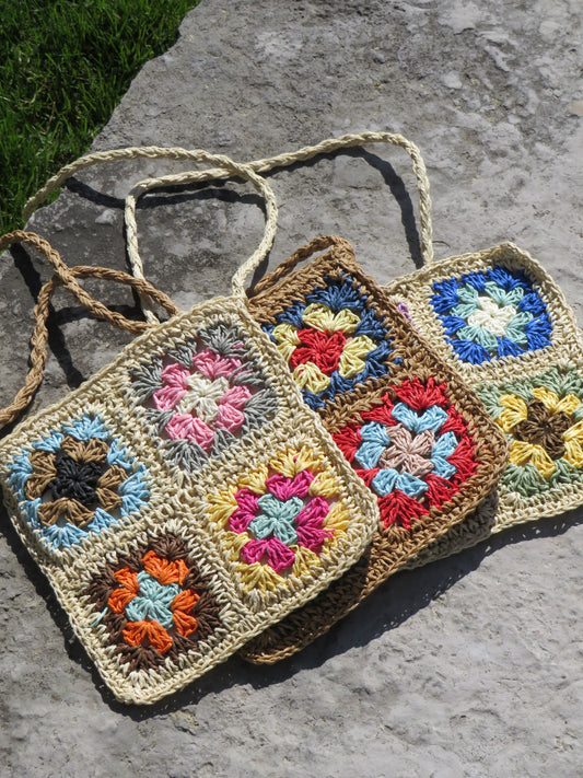 Woven Straw Crossbody Bags