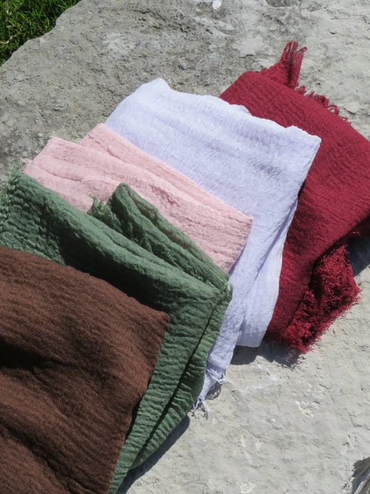 Organic Cotton Scarves/Sarong