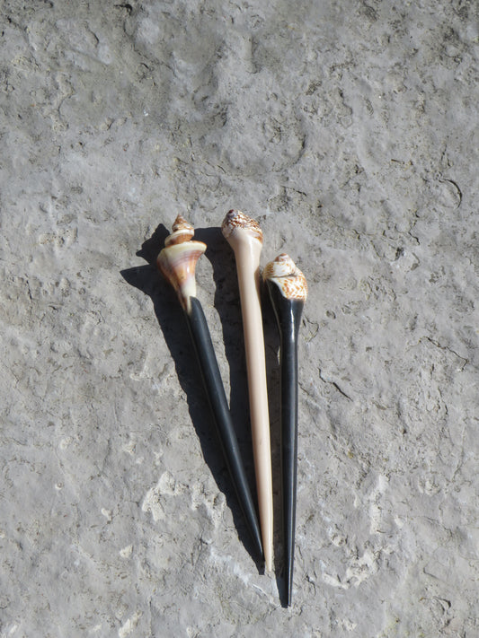 Shell Hair Pins