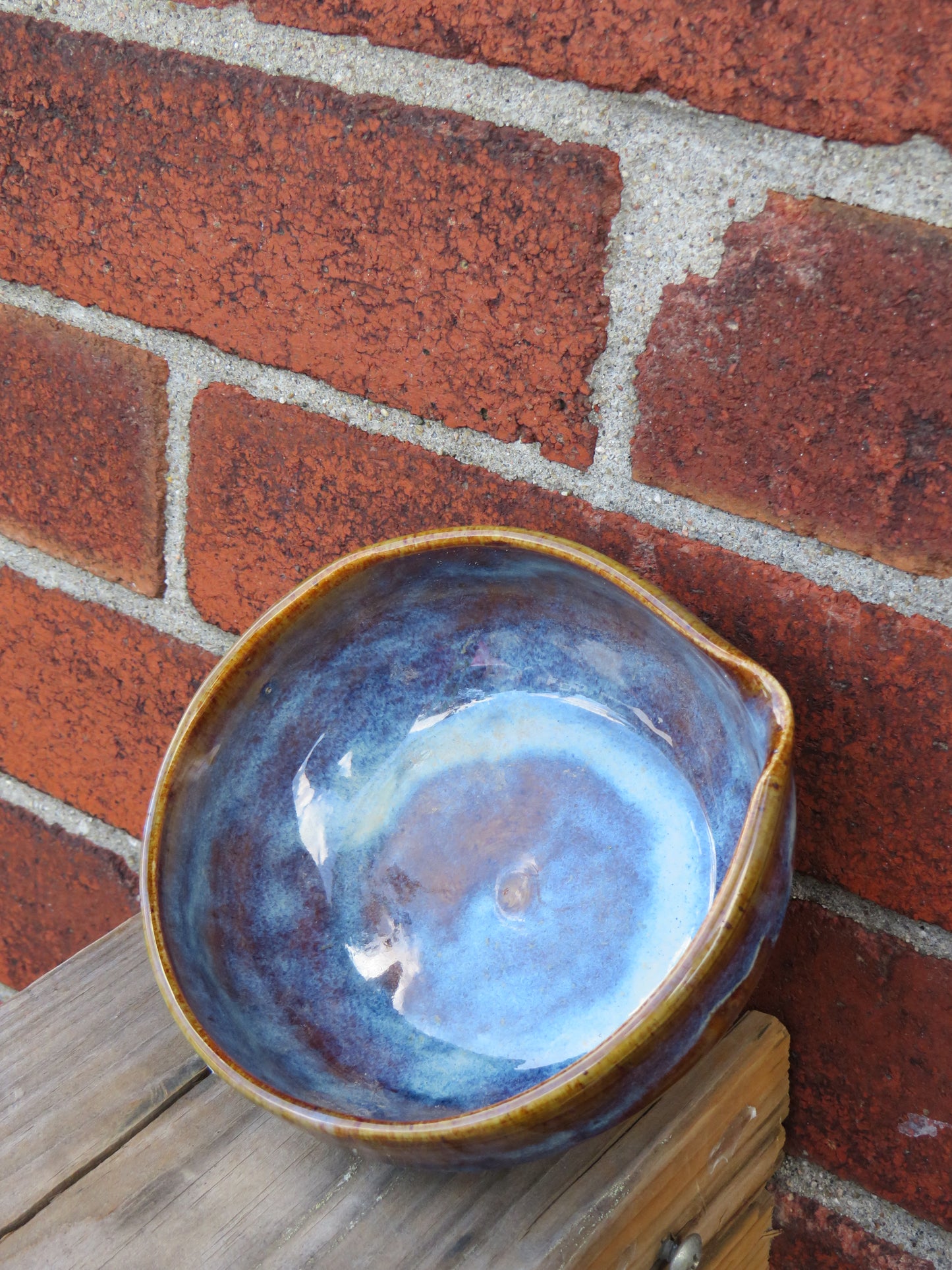Blue & Brown Matcha Bowl